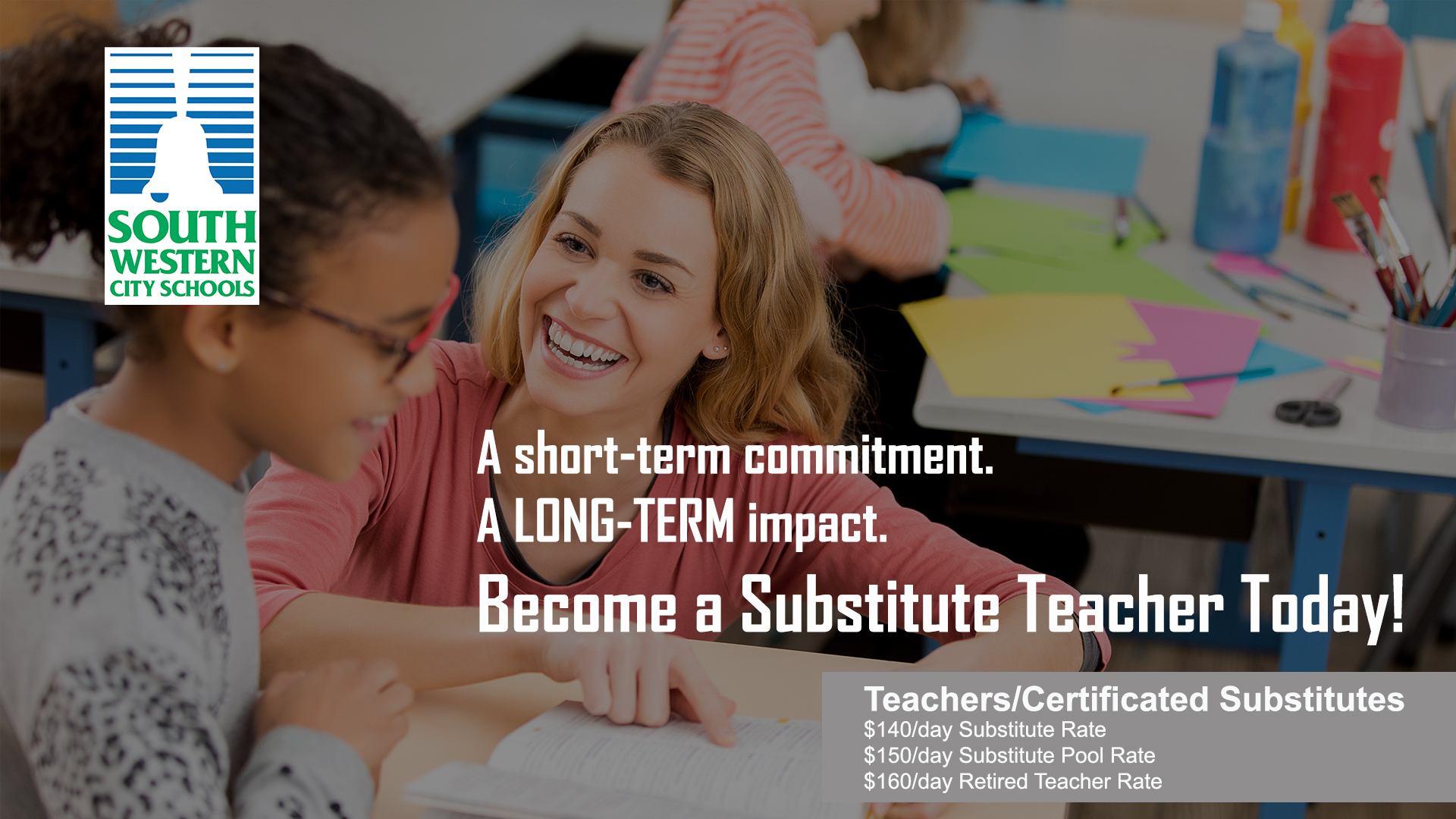 Substitute Teaching Ad